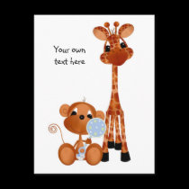 Jungle Babies Postcard All Occasion postcards