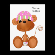Jungle Babies Postcard All Occasion It's a Girl postcards