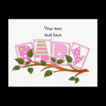 Jungle Babies Postcard All Occasion It's a Girl postcards