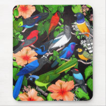 Jungle Birds of Mexico Mouse Pads