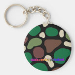 Jungle Camouflage Key Chain