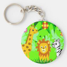 Jungle Friends Key Chains