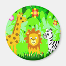 Jungle Friends Magnets