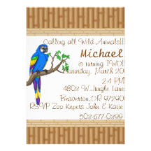 Jungle Fun! Custom Invitation
