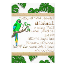 Jungle Fun! Custom Invite