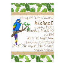 Jungle Fun! Invites