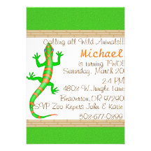 Jungle Fun! Invites