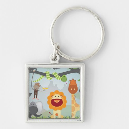 Jungle Fun Key Chain