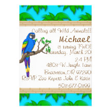 Jungle Fun! Personalized Invite