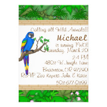 Jungle Fun! Personalized Invites