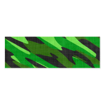 jungle green army camouflage textured business cards
