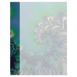 Jungle II · Fractal Art · Blue & Teal Customized Letterhead