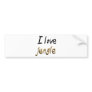 Jungle lover! bumper stickers