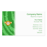 Jungle Monkey, Face. Business Card Template