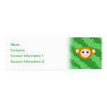 Jungle Monkey, Face. Business Card Templates