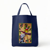 Jungle Mural Tote Canvas Bags