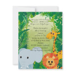 Jungle Nursery Baby Shower Invitation