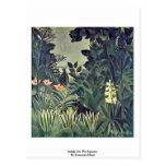 Jungle On The Equator By Rousseau Henri Postcards