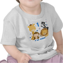 Jungle Safari 1st Birthday T-shirt