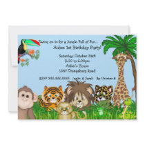 Jungle Safari Fun Birthay Party