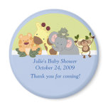 Jungle Safari Tiger Giraffe Elephant Monkey Favour magnets