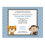 Jungle Tales Jungle Safari Baby Shower Post Card postcards