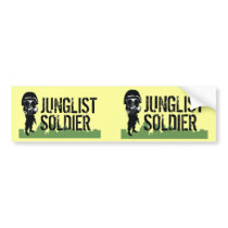 Junglist Soldier Bumper Stickers