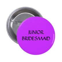 JUNIOR BRIDESMAID - button