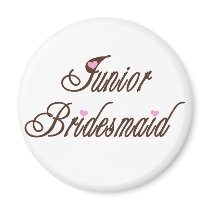Junior Bridesmaid Classy Browns Magnets