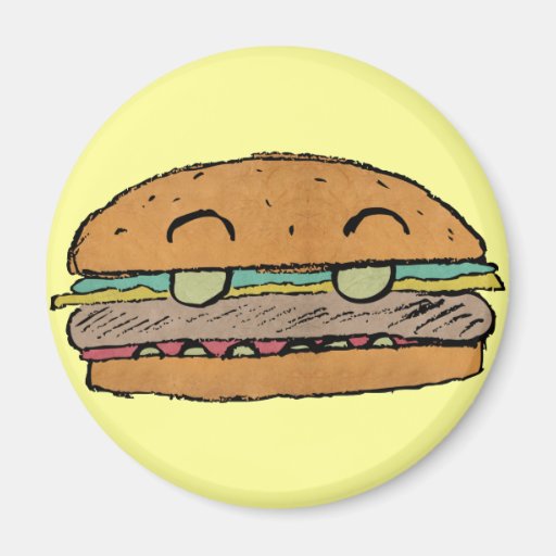Junior Burger Magnet