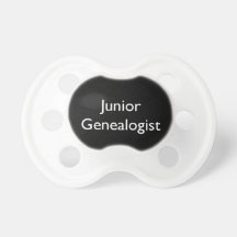 Junior Genealogist Pacifier