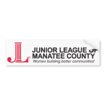 Junior League of Manatee County Bumper Sticker