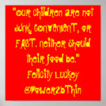 Junk, Convenient, or Fast Food posters
