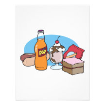 junk food galore custom invitations