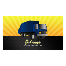 Junk Removal Business Cards