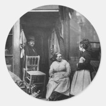 Junk Shop in London - Vintage 1876 Photo Stickers