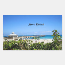 Juno Beach Pier Sticker