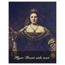 Juno. By Rembrandt Van Rijn (Best Quality) Flyer Design