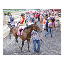 Junoon in the winner's circle. photographic print