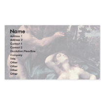 Jupiter And Antiope By Correggio Business Card