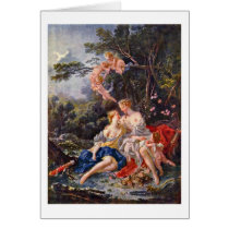 Jupiter And Callisto By Francois Boucher Greeting Cards