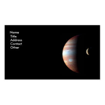 Jupiter and Io Business Card Template