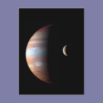 Jupiter and Io postcards