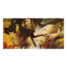 Jupiter And Juno On Mount Ida, Detail By James Bar Photo Card