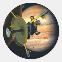Jupiter and Lo Round Sticker
