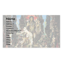 Jupiter And Semele By Moreau, Gustave Business Card Templates