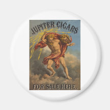 Jupiter Cigars Fridge Magnet