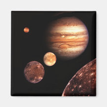 Jupiter Galilean Moons Sapce & Astronomy Gifts Refrigerator Magnets