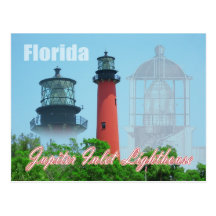 Jupiter Inlet Lighthouse & Museum, Florida Post Cards