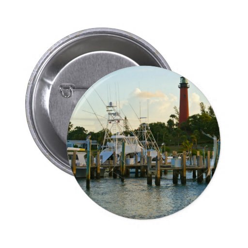 Jupiter Inlet Lighthouse Pinback Button